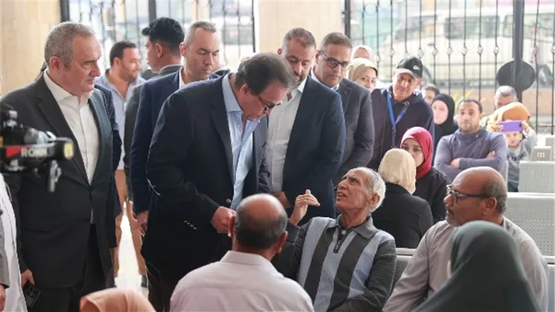 وزير الصحة يفتتح أعمال تطوير مستشفى المطرية والمعهد القومي للكلى