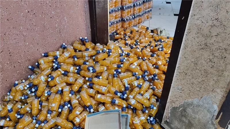 ضبط كيان مخالف لإنتاج مشروبات مغشوشة بالمنوفية 