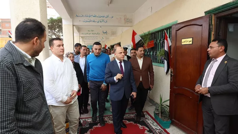 محافظ كفر الشيخ يتفقد اللجان استعداداً لانتخابات مجلس النواب 2025 