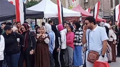 إقبال كثيف من الناخبين على اللجان الانتخابية بدمياط 