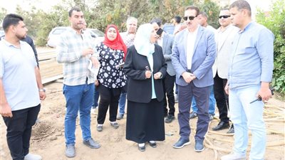 محافظ المنوفية يتفقد أعمال الرصف والتطوير ببركة السبع 