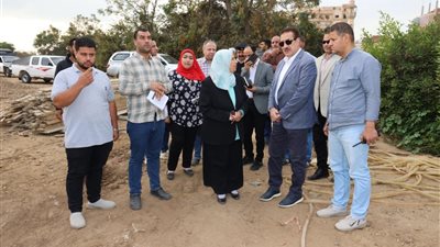 محافظ المنوفية يتفقد إنشاءات مدرسة بركة السبع الرسمية للغات 