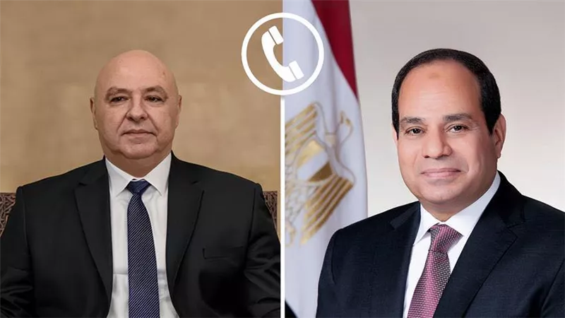 السيسي وعون يبحثان تعزيز التعاون ويجددان الالتزام بدعم استقرار لبنان