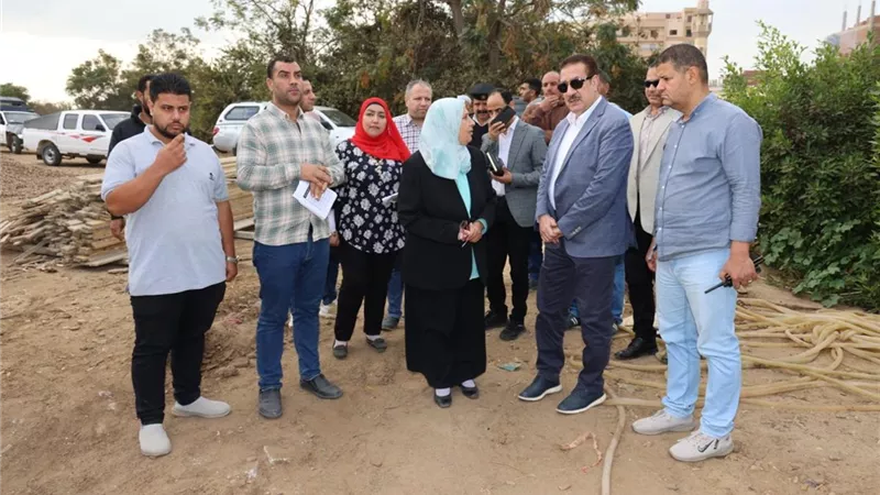 محافظ المنوفية يتفقد إنشاءات مدرسة بركة السبع الرسمية للغات 