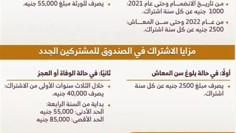 صندوق التكافل بـ«المحامين» يوفر تعويضات أكبر للمعاش والوفاة والعجز أول يناير 2026