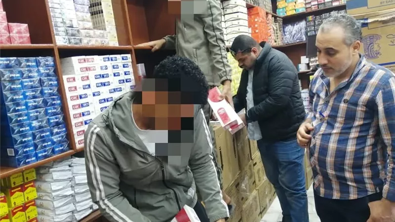  ضبط 11 ألف و750 ألف عبوة سجائر مهربة وغير مصرح بتداولها بالأسواق بالمنوفية 