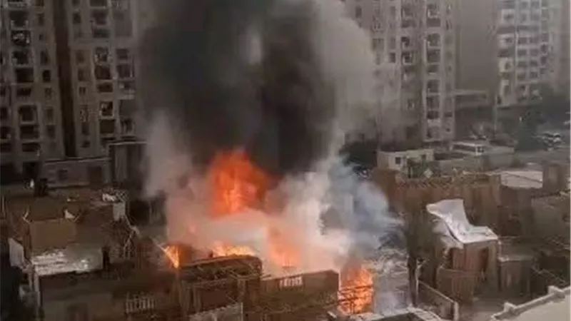 الحماية المدنية تسيطر على حريق استوديو مصر بالهرم