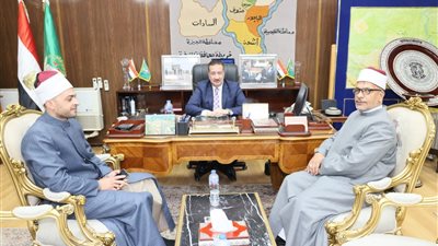 محافظ المنوفية يستقبل وكيل وزارة الأوقاف الجديد