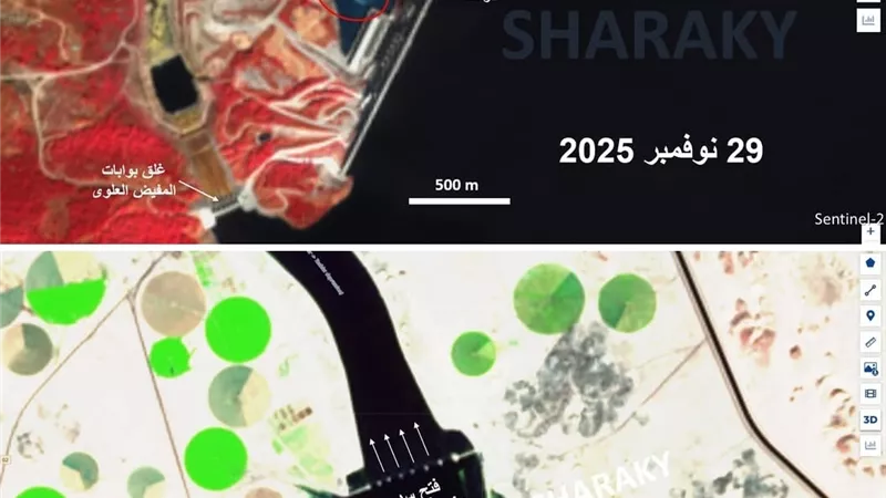 أزمة المياه تتزايد: استمرار التشغيل المحدود لتوربينات سد النهضة وفتح مفيض توشكى 