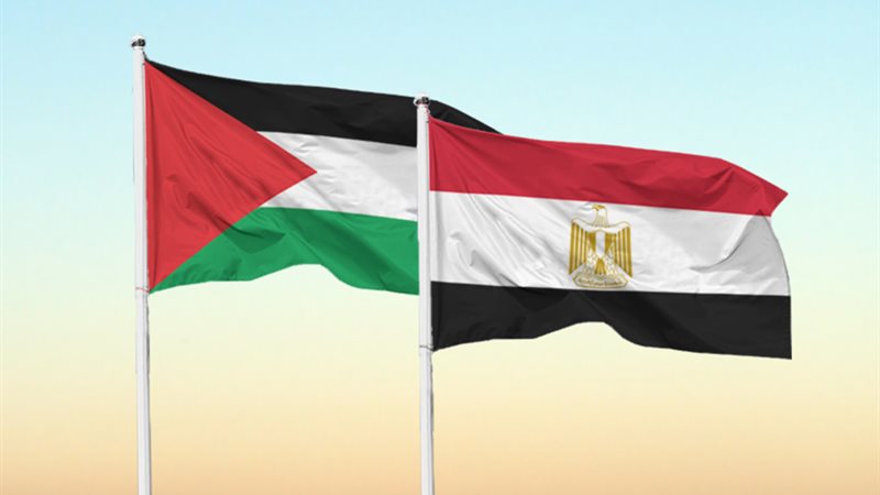 علم مصر وفلسطين