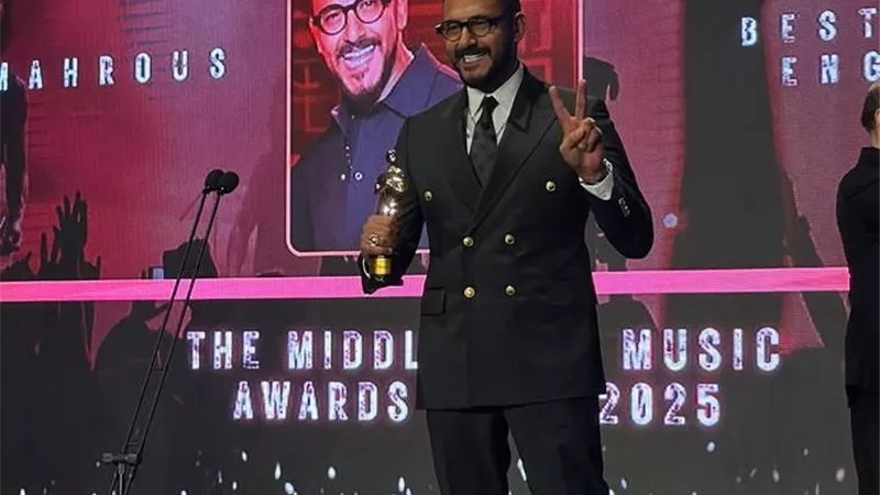 هاني محروس يفوز بجائزة أفضل مهندس صوت بالشرق الأوسط لعام 2025