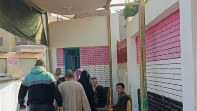 إقبال من الناخبين بقرية الصوافنة في الفيوم للإدلاء بأصواتهم في انتخابات مجلس النواب 