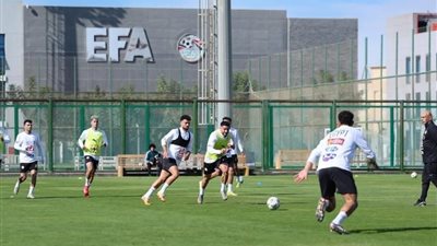 منتخب مصر يخوض تدريبًا صباحيًا بمركز المنتخبات الوطنية استعدادًا لأمم إفريقيا 