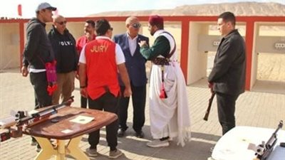 وزير الشباب ورئيس الإتحاد المصري للرماية يفتتحان ميدان الرماية الجديد