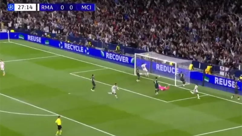 دوري أبطال أوروبا.. مانشستر سيتي يتقدم على ريال مدريد بثنائية بالشوط الأول