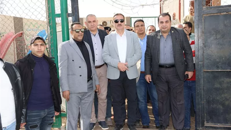 محافظ المنوفية يطلق شارة بدء التشغيل التجريبي لمشروع صرف صحي أبو رقبة باستثمارات 50 مليون جنية 