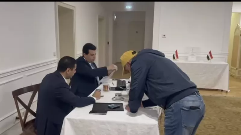توافد المصريين على اللجان الانتخابية باليونان للمشاركة في الانتخابات البرلمانية 2025 