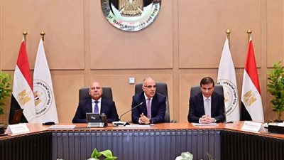 وزراء الصناعة والزراعة والري يناقشون موقف تنفيذ شبكة الصرف الزراعي بالفيوم