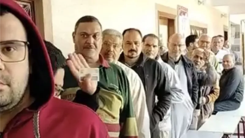 توافد الناخبين في جولة إعادة انتخابات مجلس النواب في الدائرة السادسة بالدقهلية