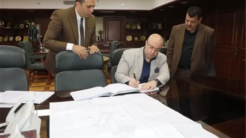 محافظ بني سويف يعتمد مشروع تقسيم أرض كبرى لتحقيق التنمية العمرانية