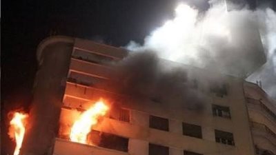 بدون إصابات.. السيطرة على حريق بشقة سكنية بالحي الثامن