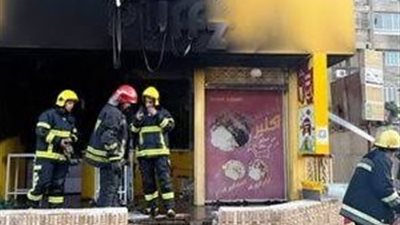 بدون إصابات.. السيطرة علي حريق داخل محل قطع غيار بالمرج