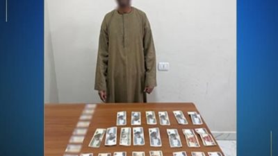 ضبط شخص بحوزته بطاقات وأموال للتأثير على الناخبين بالأقصر