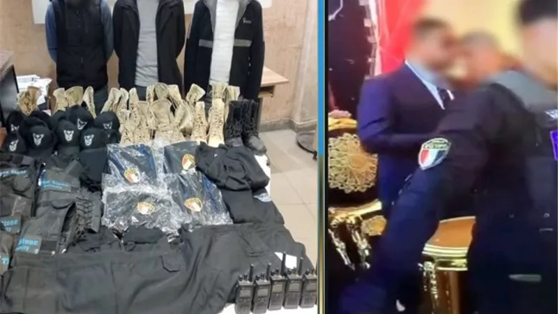 القبض على أفراد أمن يرتدون الملابس الأميرية بكفر الشيخ 