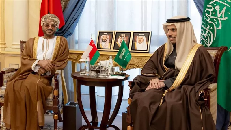 وزيرا خارجية عُمان والسعودية يناقشان تطورات اليمن وجهود تهدئة التصعيد