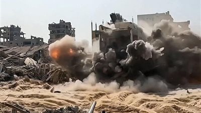 استشهاد فلسطينيين وإصابة آخرين في غارات إسرائيلية متفرقة على قطاع غزة