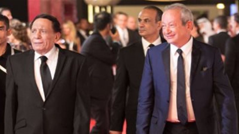 عادل امام ونجيب ساويرس