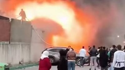 السيطرة على حريق داخل منطقة مطاعم في سيدي جابر بالإسكندرية