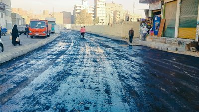 «عادل النجار» يتفقد محور الفريق كمال عامر إلى مشتل البراجيل