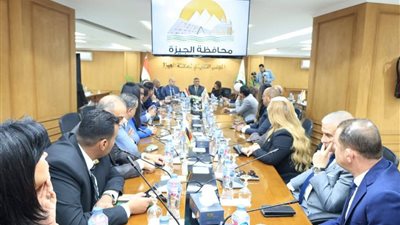 محافظ الجيزة يستقبل أعضاء مجلسي النواب والشيوخ الجدد لوضع خريطة عمل مشتركة 