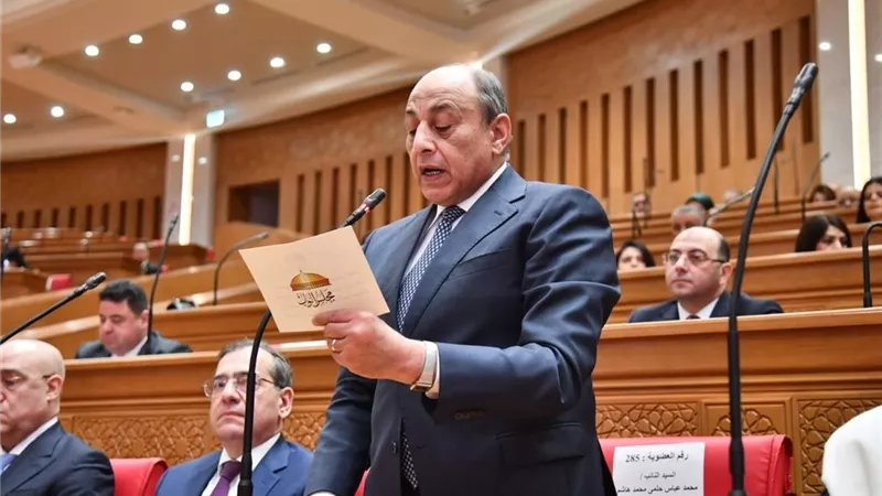 محمد عباس حلمي يؤدي اليمين الدستورية أمام مجلس النواب 