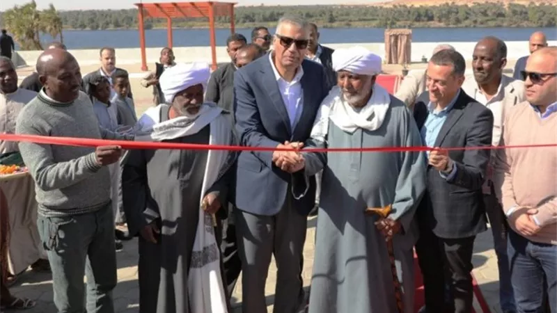 افتتاح مشروع الممشى السياحي بكورنيش النيل الجديد بقرية