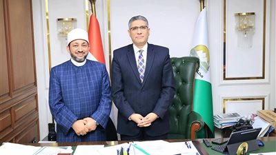 محافظ الجيزة يلتقي مدير عام منطقة وعظ الجيزة الجديد