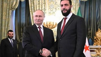 الشرع يؤكد لبوتين أهمية دور روسيا في دعم وحدة واستقرار سوريا