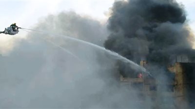 حريق يلتهم 3 منازل لتخزين القمامة بمنشأة ناصر.. وااتحقيقات مستمرة