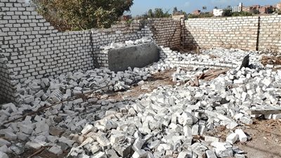 إزالات فورية لعدد من حالات التعدي على الأراضي الزراعية والمتغيرات المكانية بالمنوفية