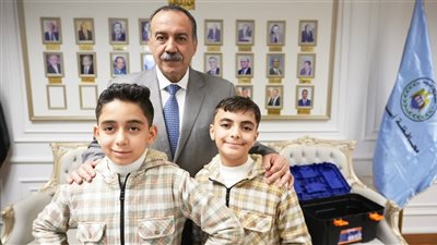 محافظ أسيوط يستقبل مخترعي 
