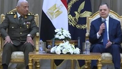 للتهنئة بعيد الشرطة.. وزير الداخلية يستقبل القائد العام للقوات المسلحة ورئيس الأركان
