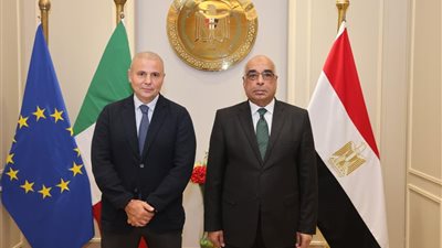 وزير العدل يستقبل سفير دولة إيطاليا بالقاهرة