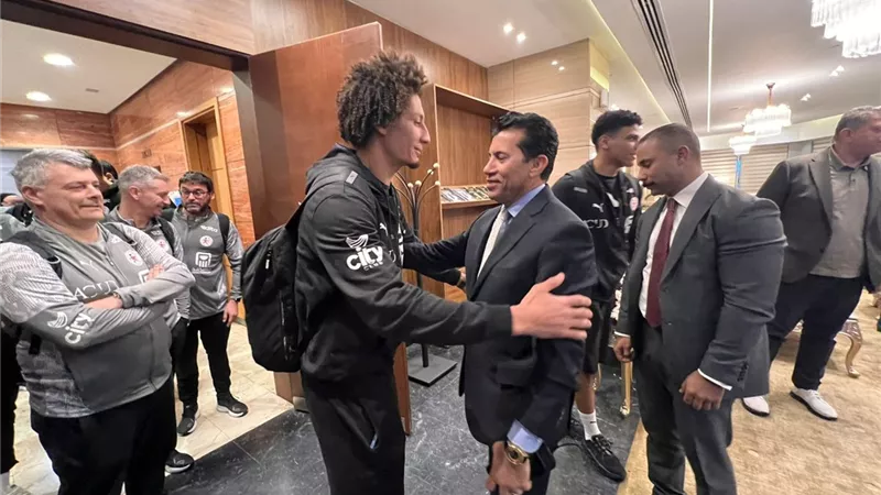 وزير الرياضة يستقبل منتخب مصر لكرة اليد بعد التتويج ببطولة أفريقيا
