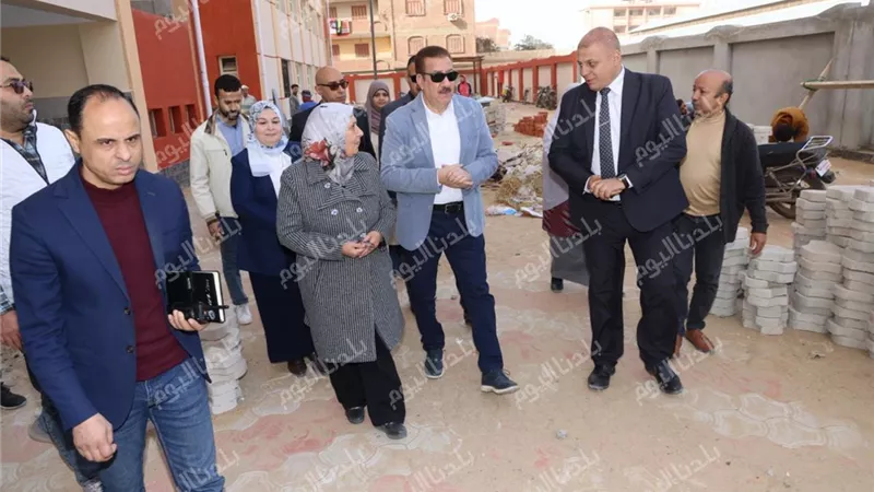 محافظ المنوفية يتفقد مدرسة مصر المتكاملة للغات الجديدة بحي غرب 