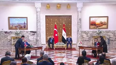 السيسي وأردوغان يشهدان توقيع حزمة اتفاقيات لتعزيز الشراكة بين مصر وتركيا