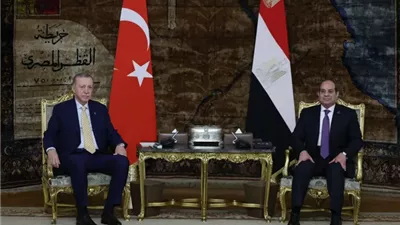 الرئيس السيسي: نعتز كثيرًا بعلاقتنا مع تركيا