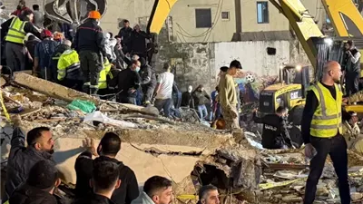 الدفاع المدني اللبناني: ارتفاع حصيلة وفيات المبنى المنهار إلى 9.. والعدد مرشح للزيادة