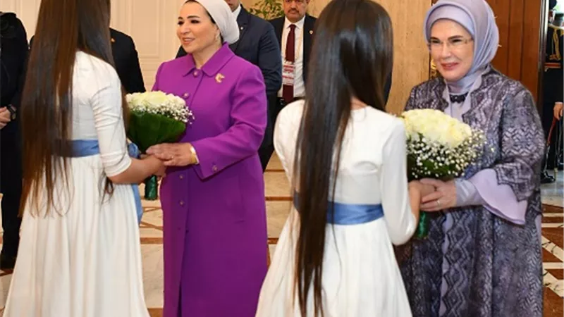 انتصار السيسي ترحب بزيارة أمينة أردوغان لمصر