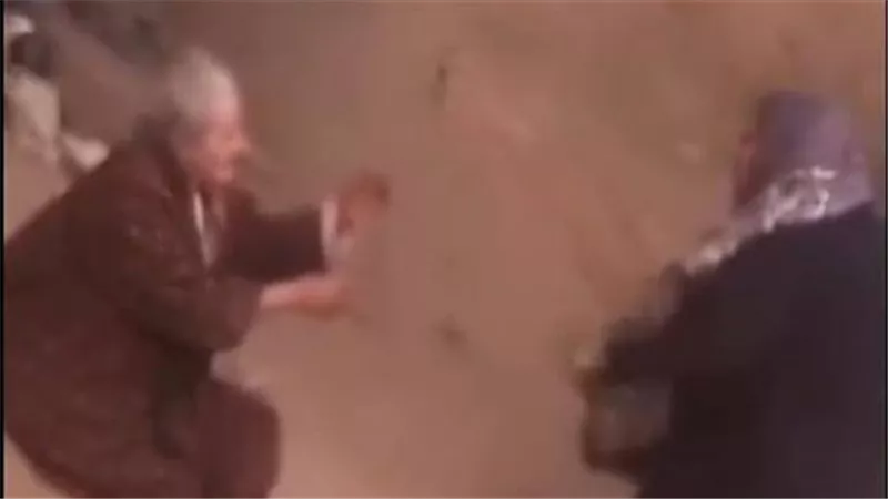 القبض على سيدة بعد انتشار فيديو يظهرها وهي تضرب والدتها المسنة